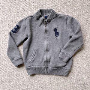Polo Ralph Lauren gray sweater boy (6)